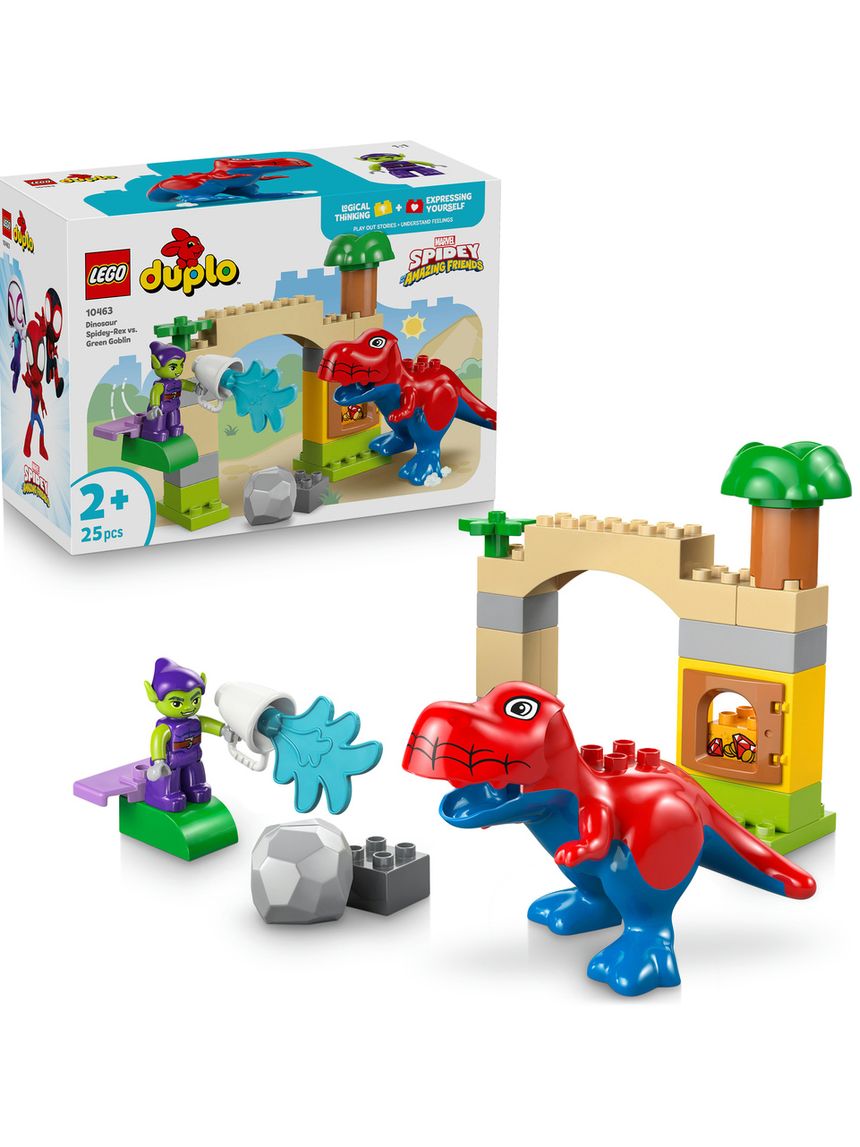 Lego duplo marvel 10463 dinosauro spidey-rex vs. goblin