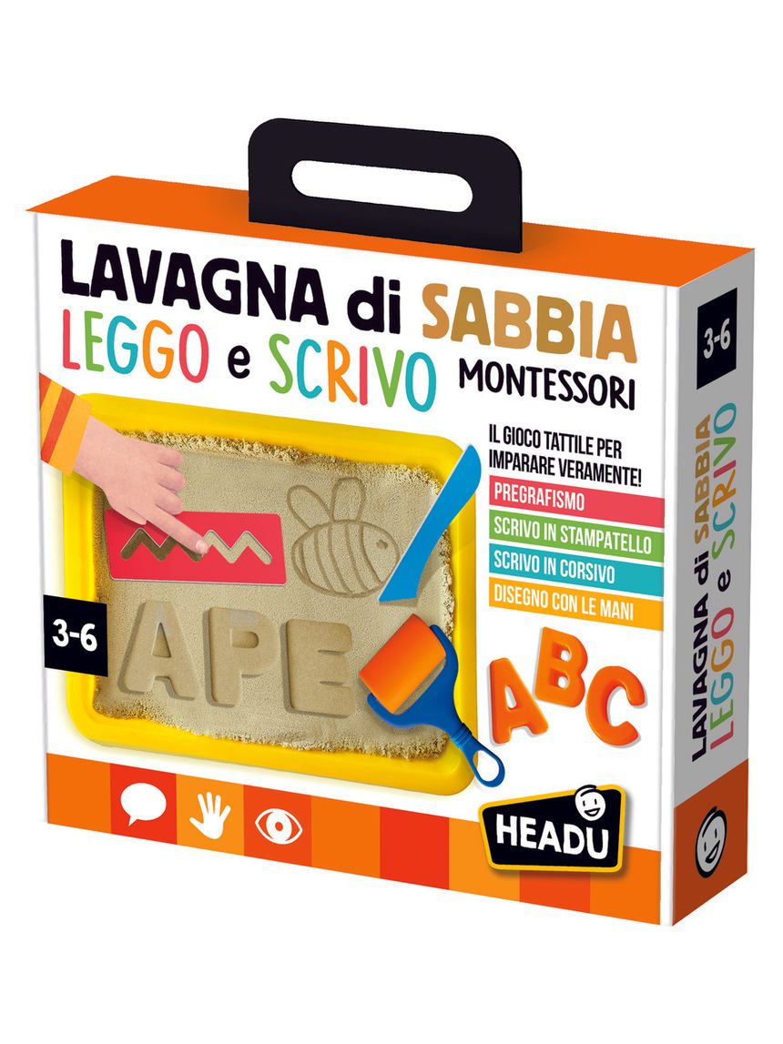 Headu – lavagna di sabbia leggo e scrivo montessori
