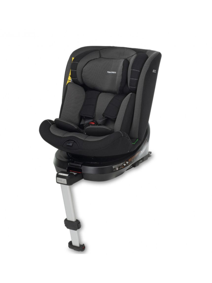 Seggiolino auto iturn i-size black 40-150 cm - foppapedretti