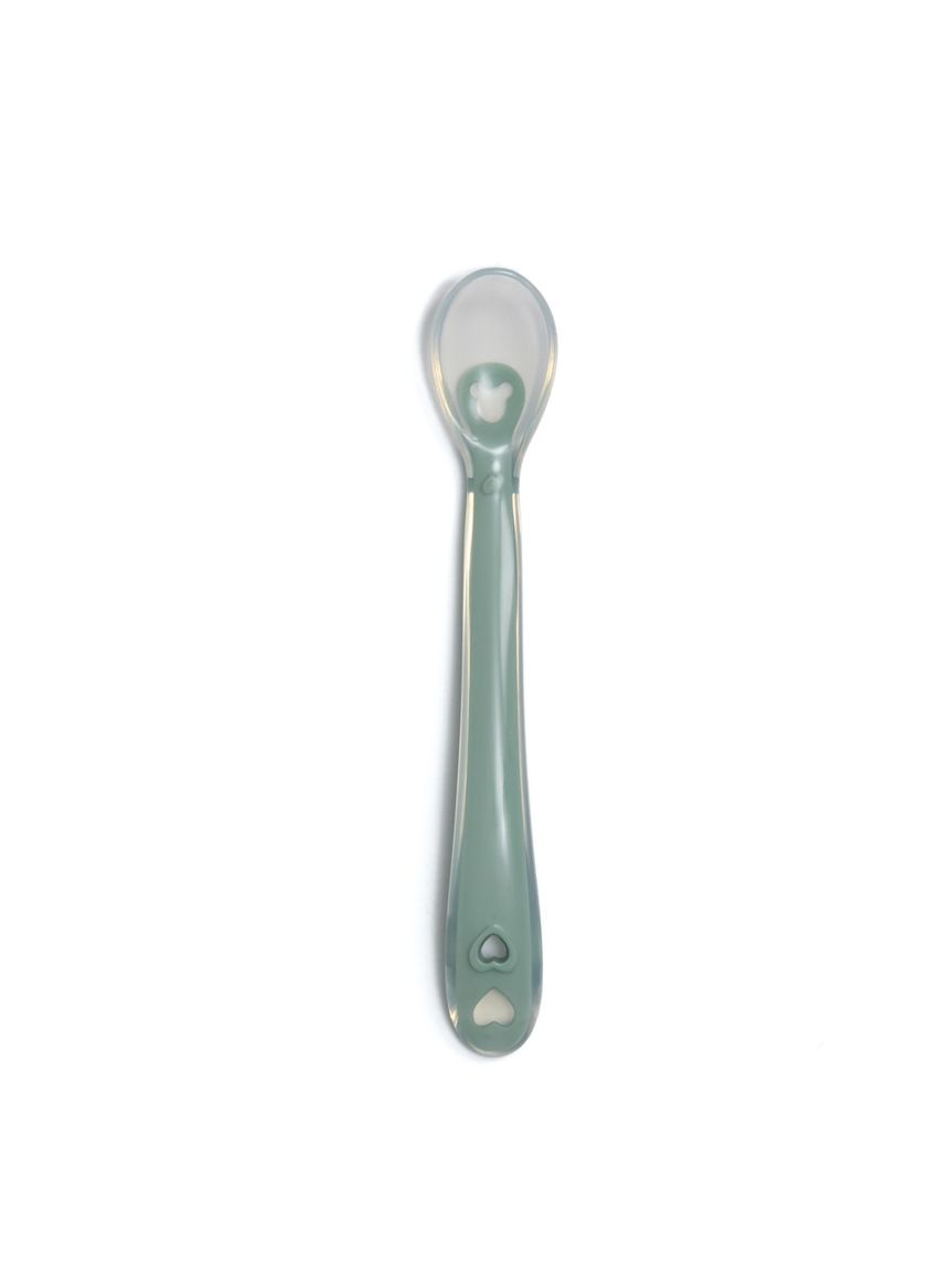 Cucchiaio 6m+ in silicone green - that's love