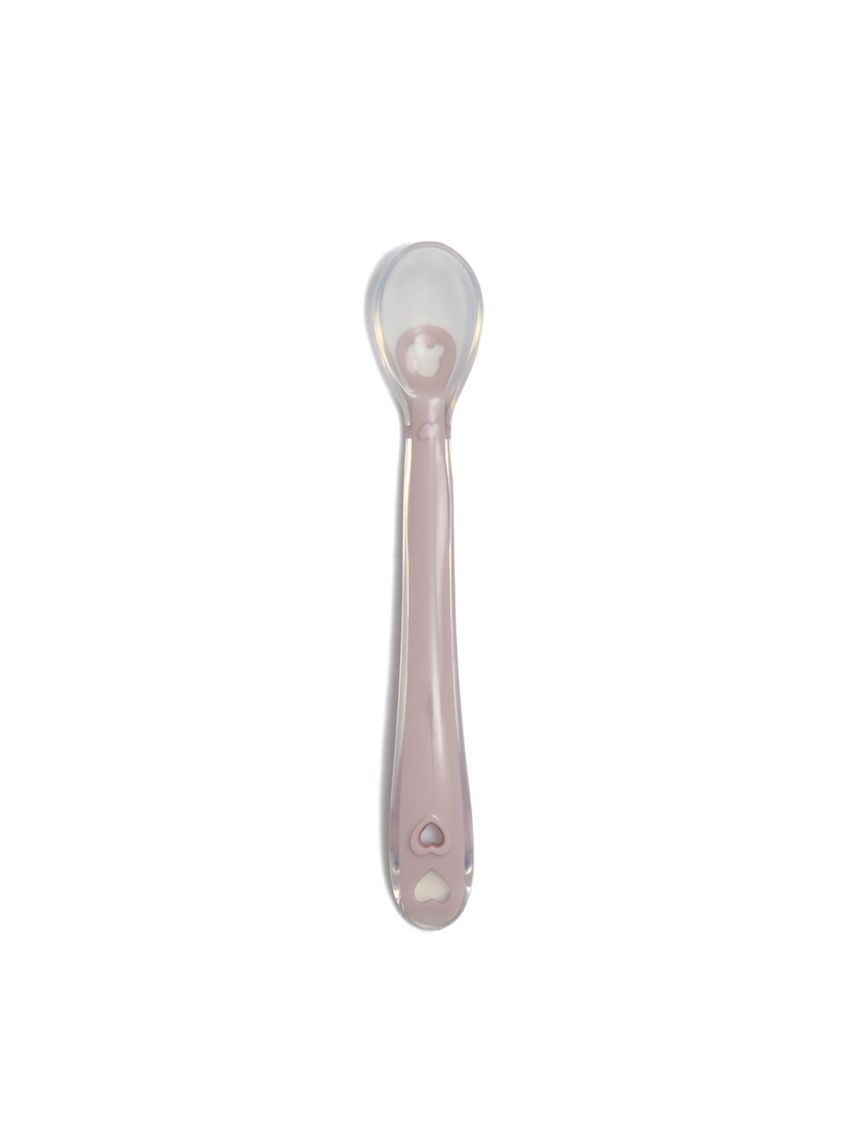 Cucchiaio 6m+ in silicone pink - that's love