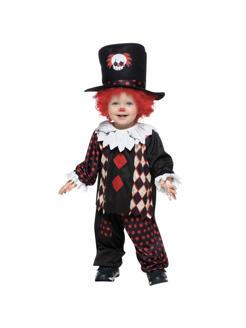 Costume travestimento halloween horror clownetto baby