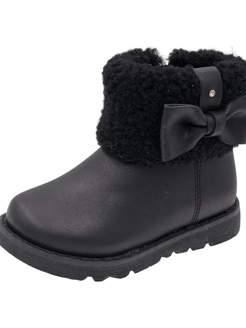 Chicco - tronchetto florinda bimba nero con teddy e fiocco
