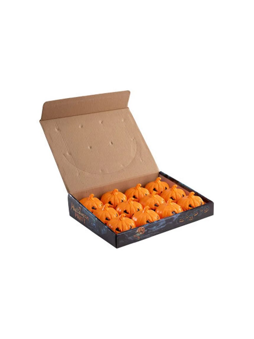 Zucchetta halloween con luci diametro 6 cm