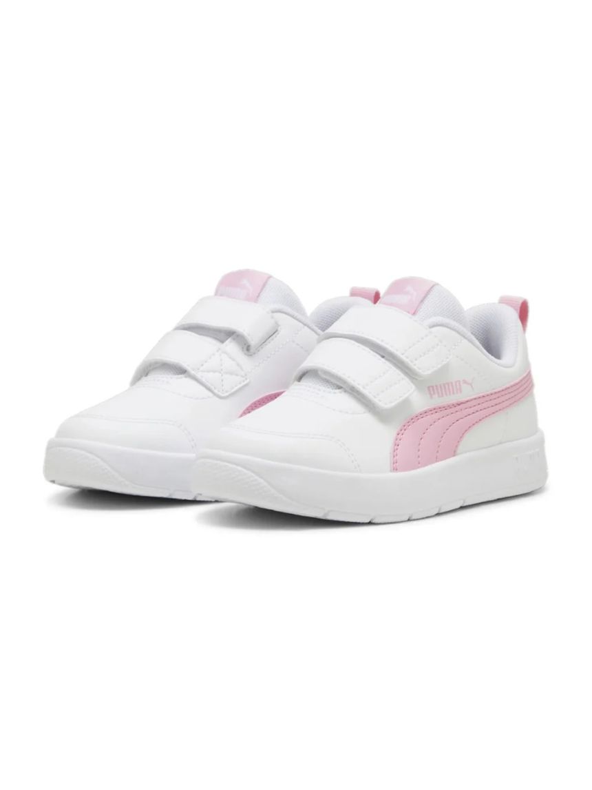 Puma - sneakers puma  courtflex v3 v ps - rosa/bianco bimba