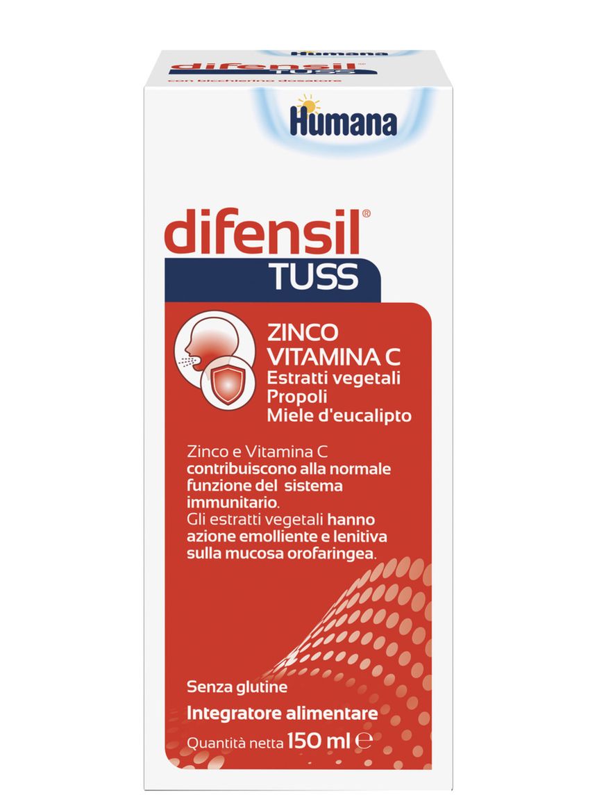 Integratore alimentare difensil tuss sciroppo 150ml - humana