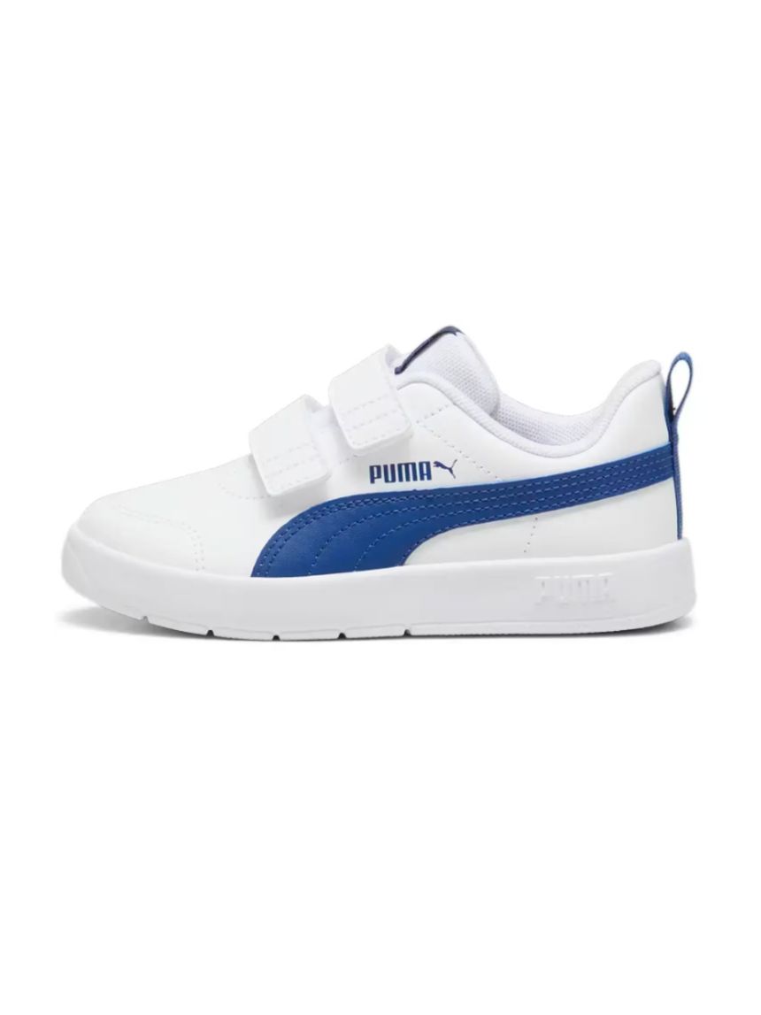 Puma - sneakers puma puma courtflex v3 v ps  bianco/blu bambino