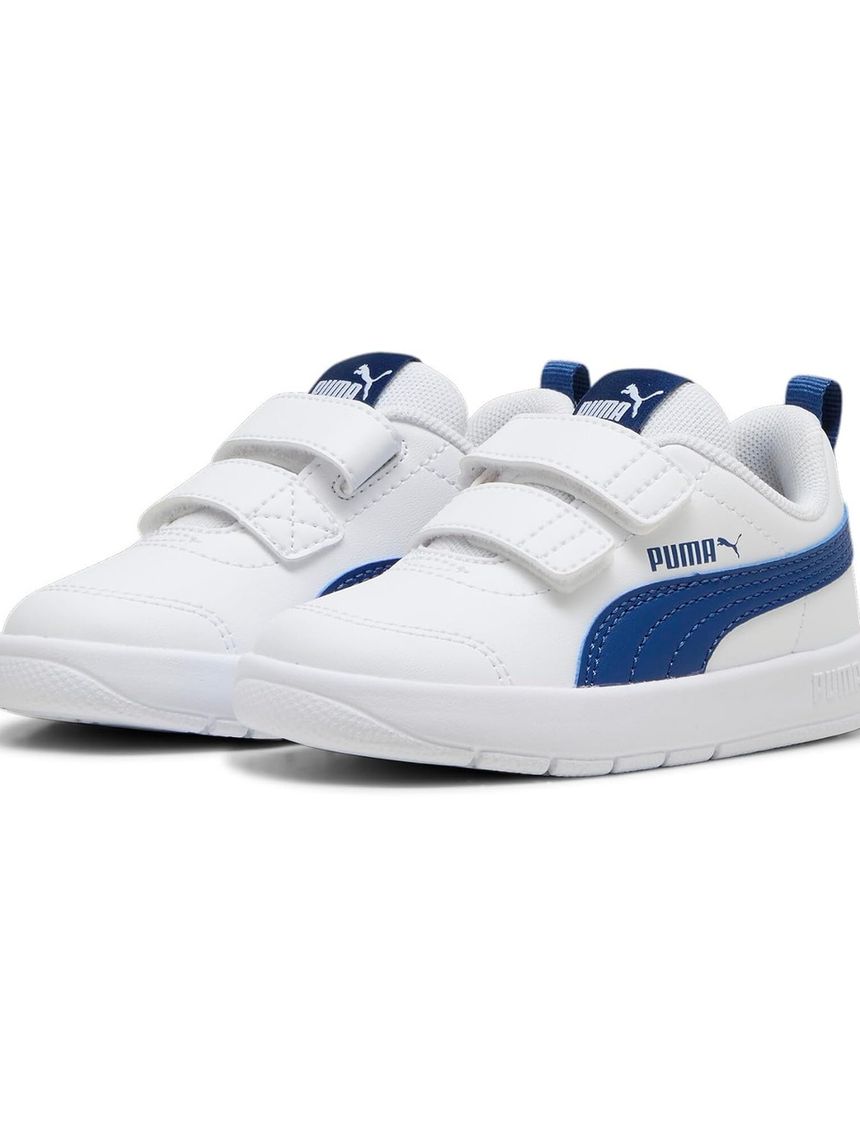 Puma - sneakers infant courtflex v3 blu bimbo