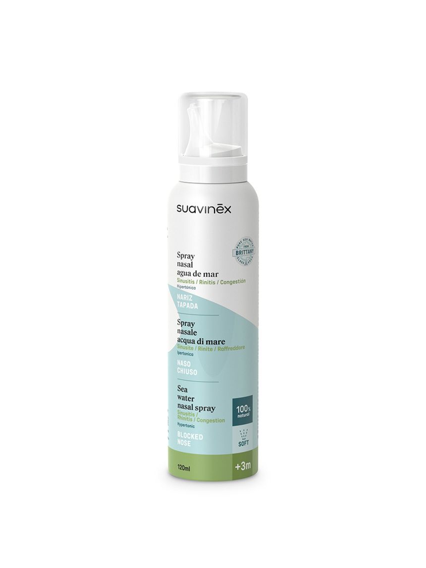 Spray nasale ipertonico +3m 120ml - suavinex