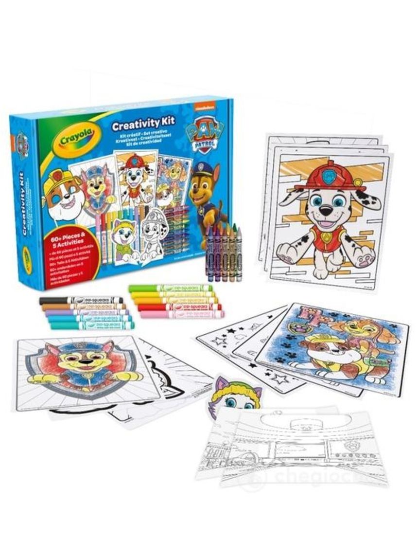 Set creativo 5 in 1 crayola paw patrol