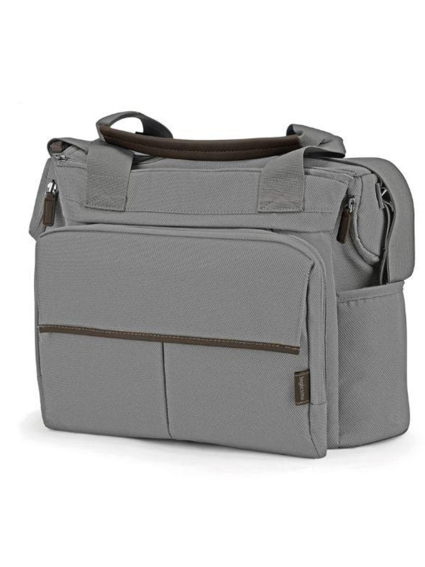 Borsa dual bag aptica 2026 - crystal grey - inglesina