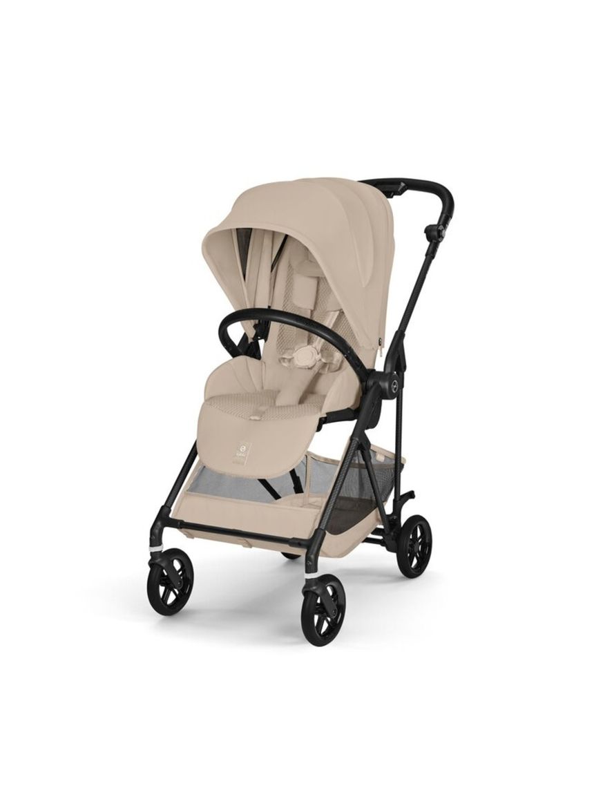 Passeggino melio carbon - almond beige - cybex