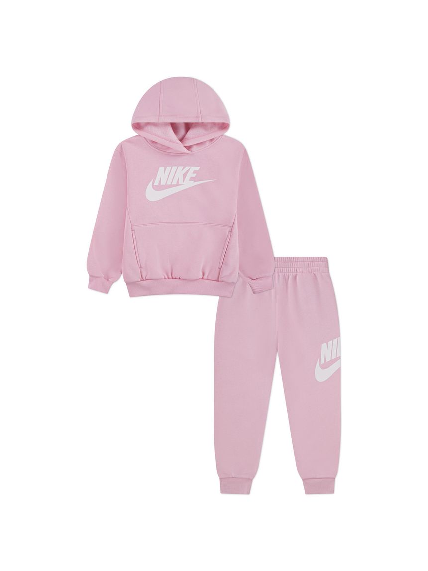 Tuta sportiva nike bambina con cappuccio (rosa)