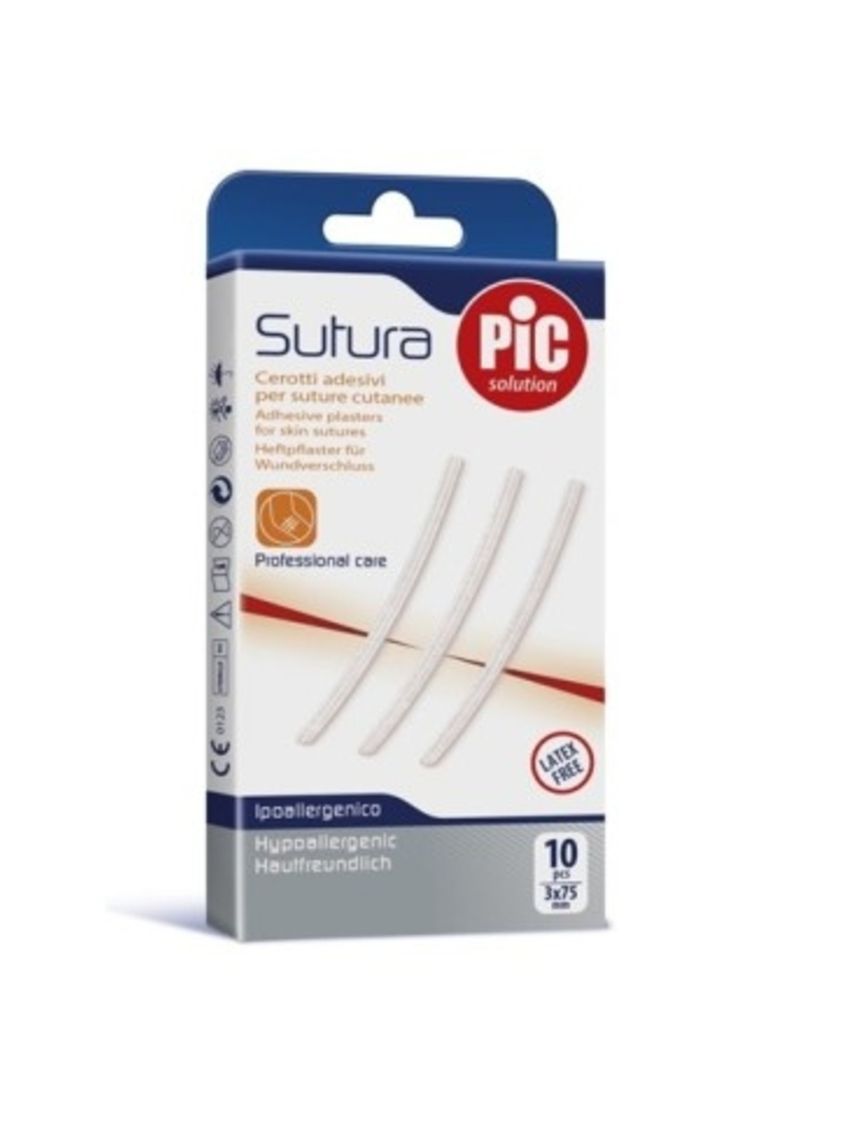 Cerotti sterili sutura 3x75 - pic