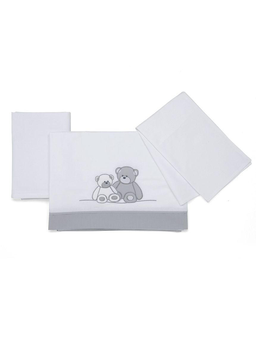 Completo lenzuola lettino mascotte - foppapedretti