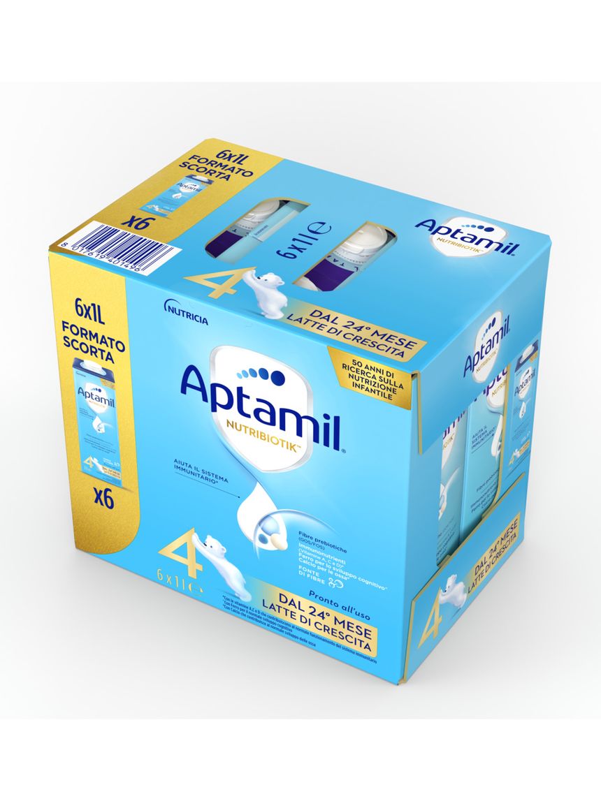 Latte di crescita gum 4 6x1000ml - aptamil