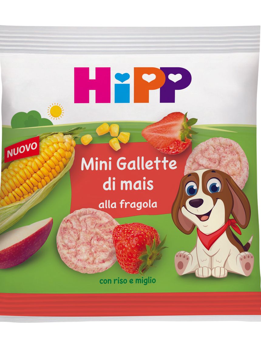 Mini gallette di mais alla fragola - hipp