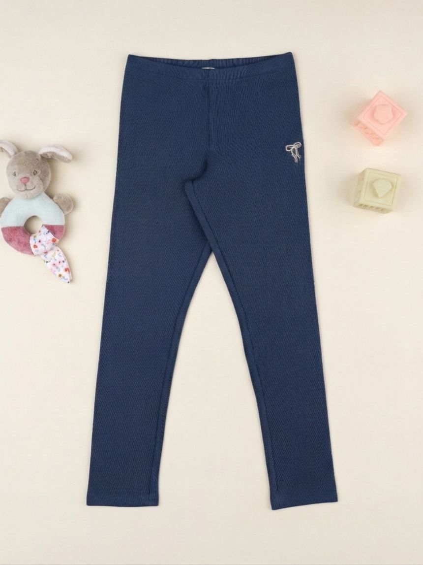 Legging  bambina blu scuro