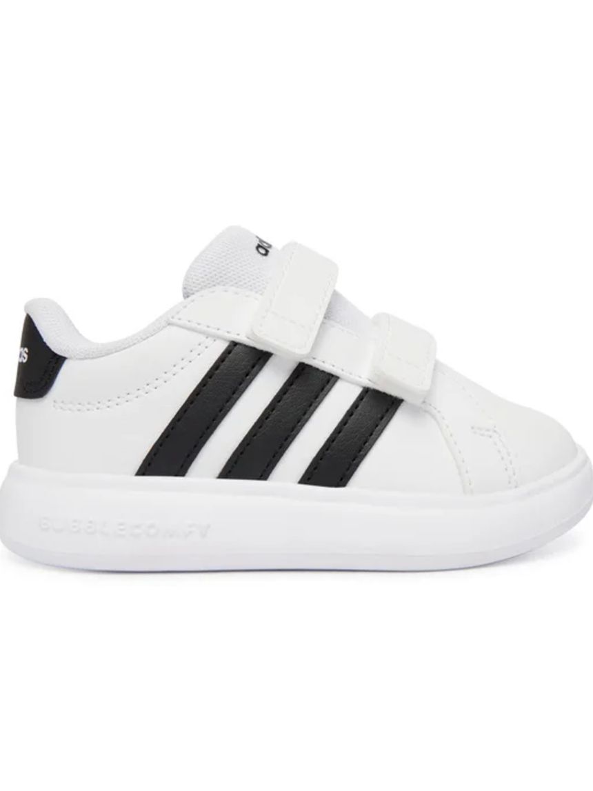 Scarpa da ginnastica adidas grand court 3.0 infant bianco/nero
