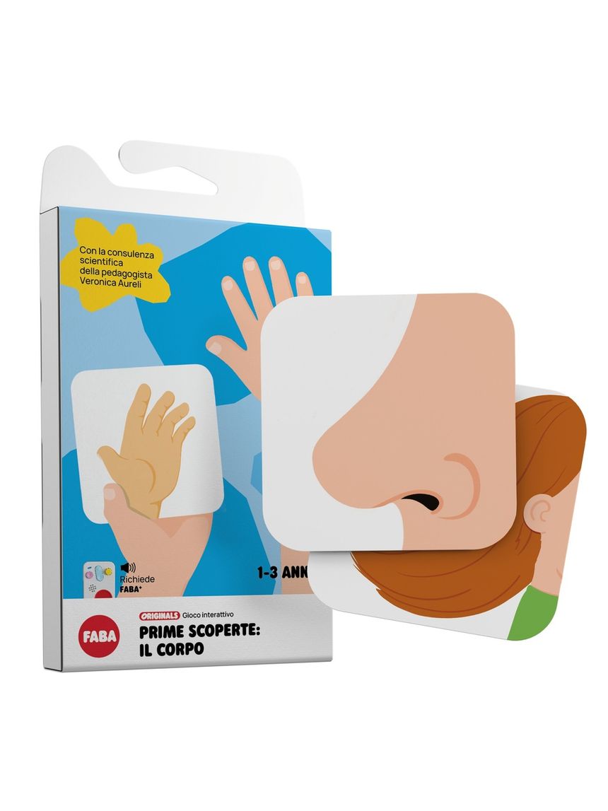 Gioco prime scoperte faba - il corpo umano - età 1-3 anni