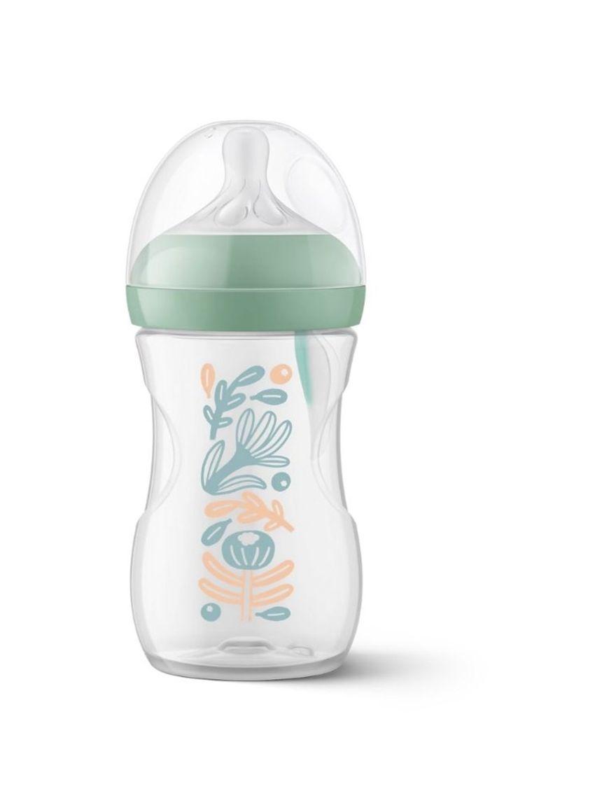 Biberon natural response 260ml deco natura - verde - avent