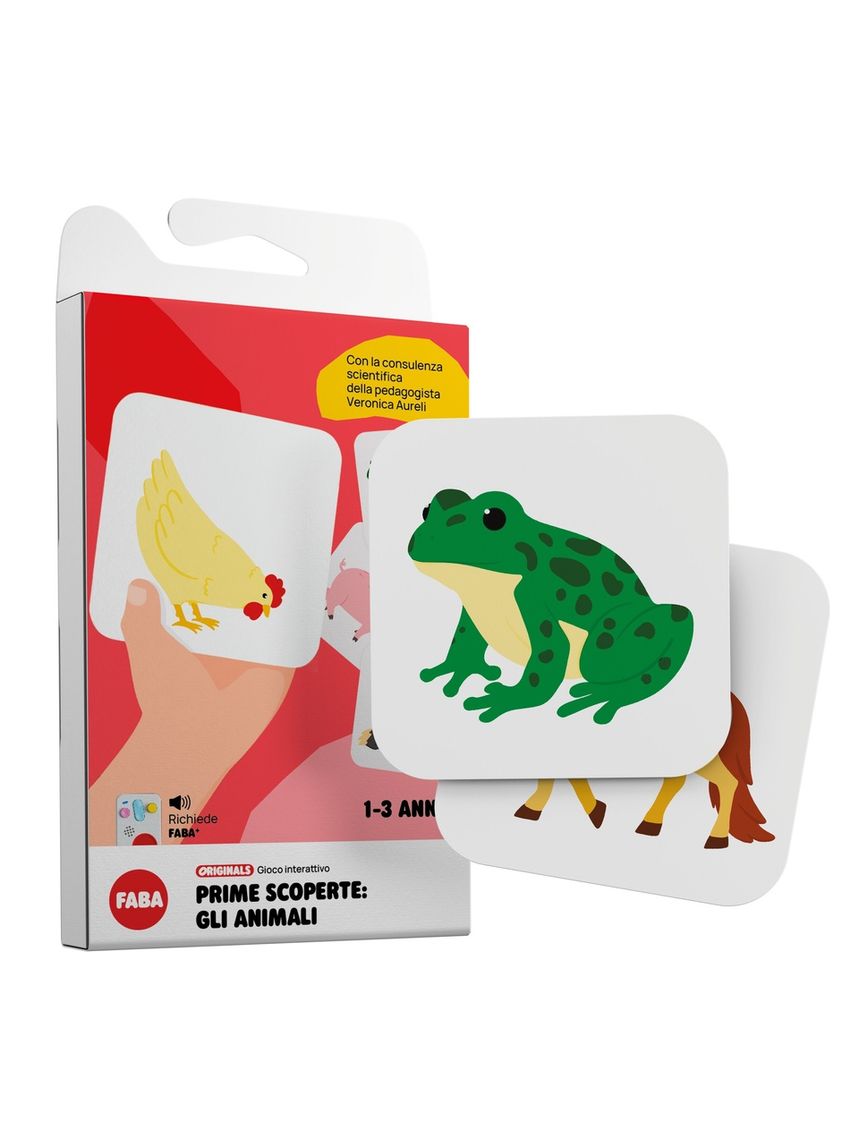 Gioco prime scoperte faba - gli animali - età 1-3 anni