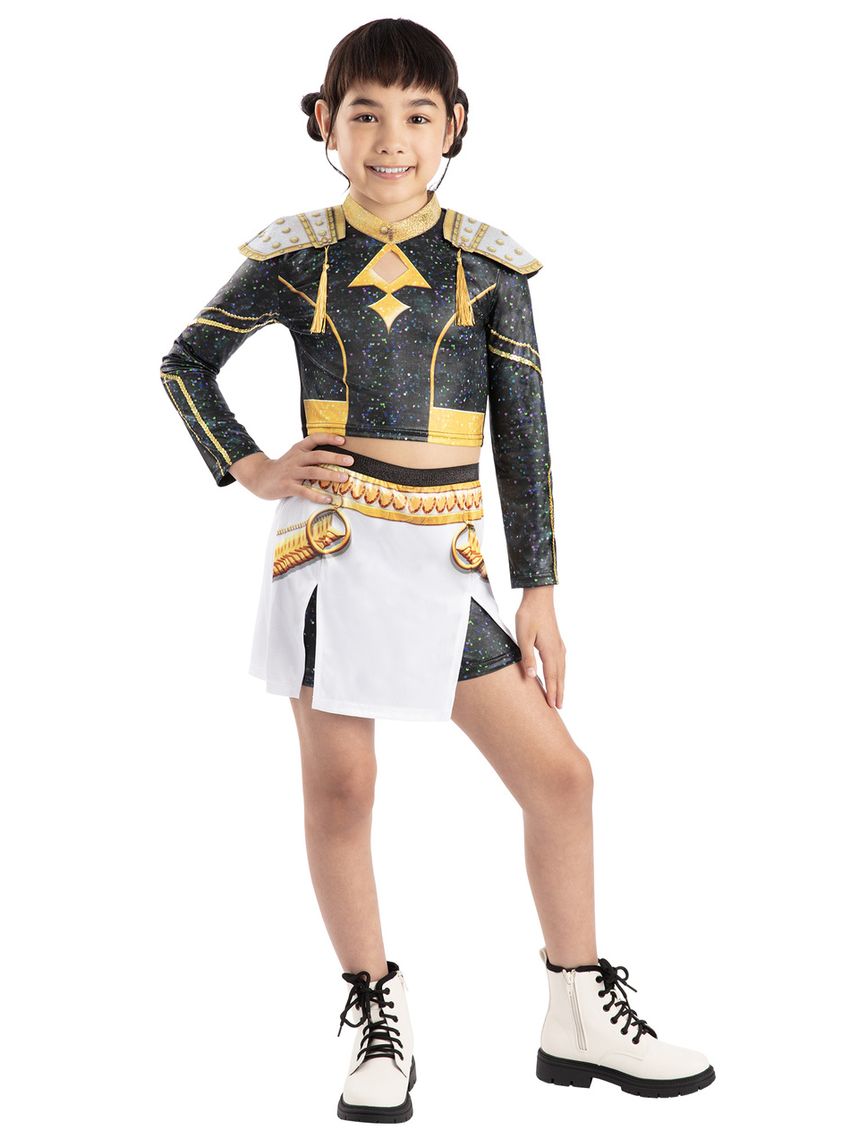 Rubies costume ufficiale netflix k-pop demon hunters zoey golden deluxe per bambini