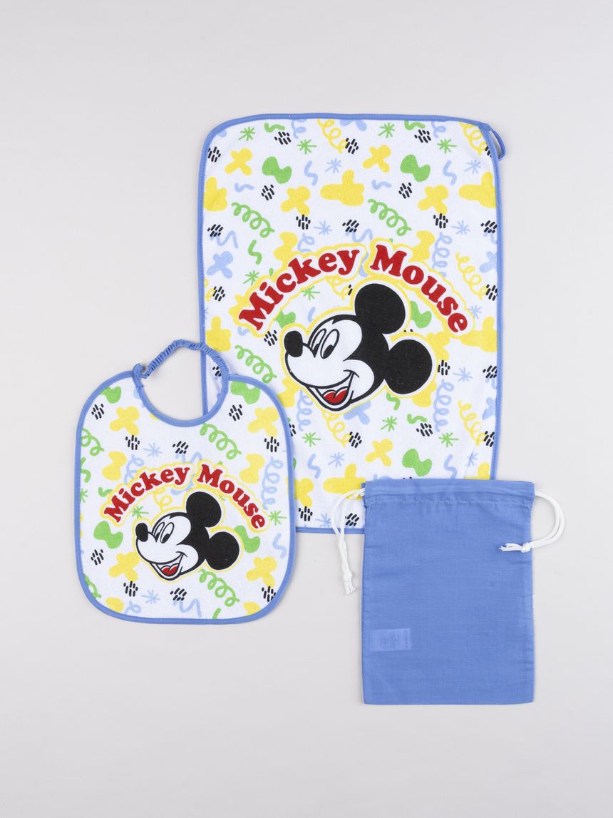 Set asilo bimbo mickey mouse turchese