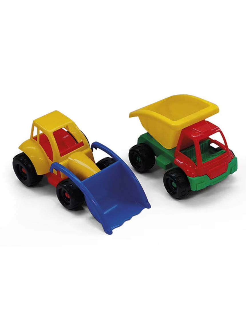 Set ruspa e camioncino con cassone ribaltabile