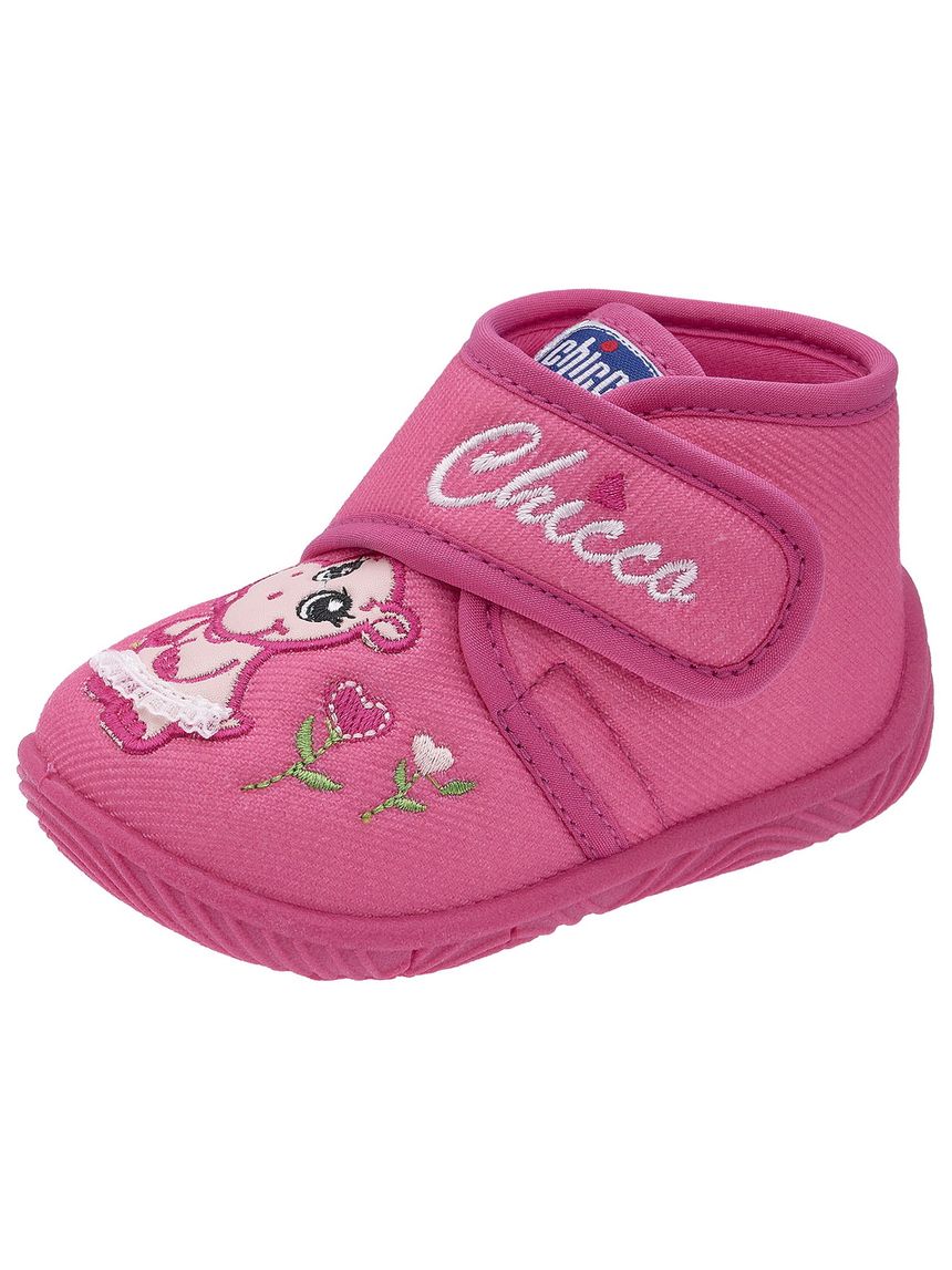 Chicco - scarpina asilo bimba tossy rosa con personaggio