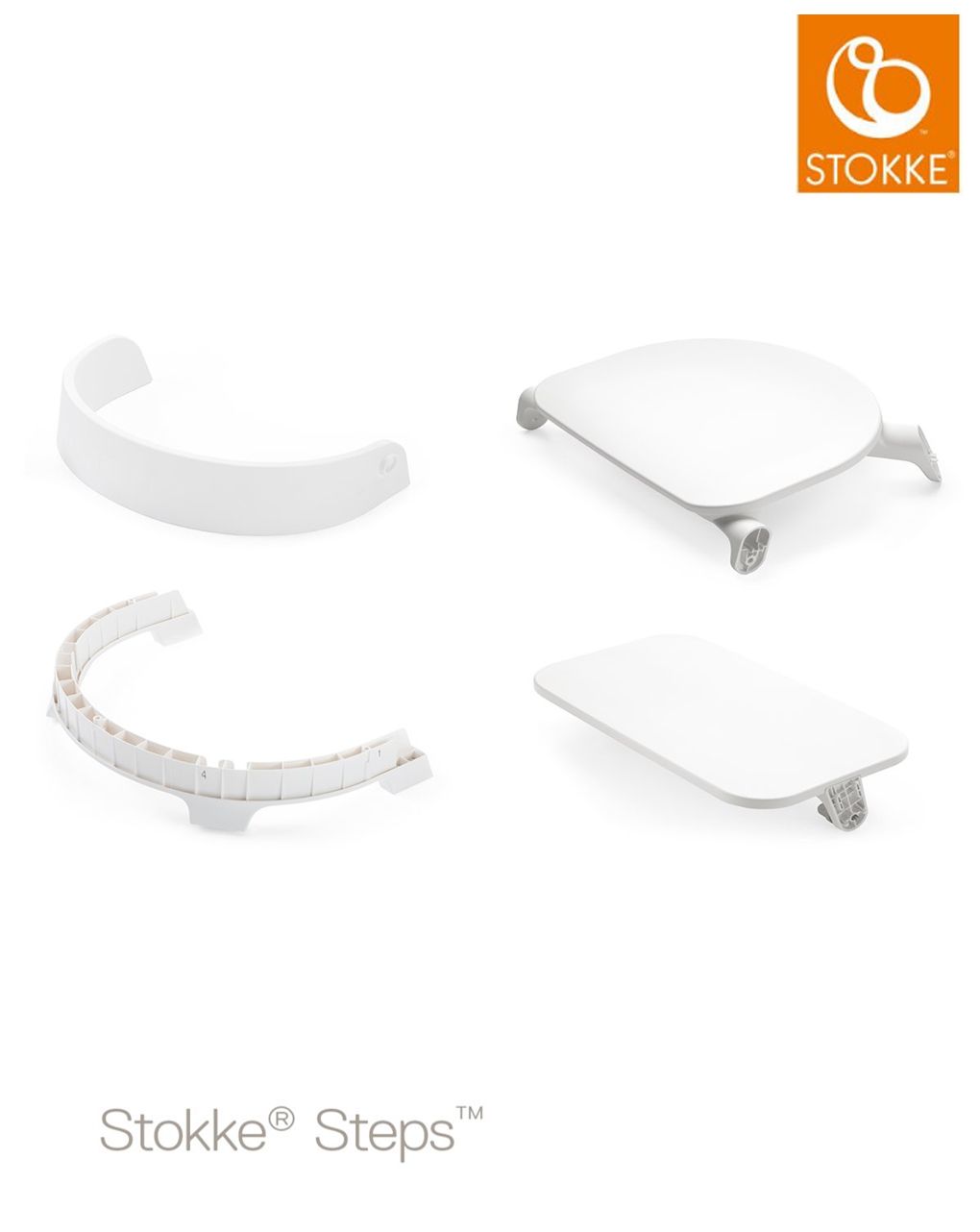 Seduta stokke® steps™ sedia - bianca