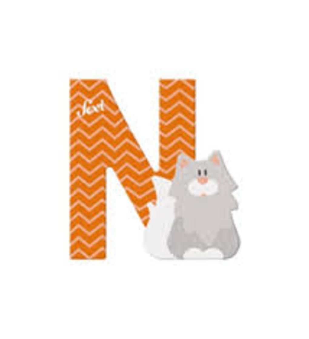 Lettera n norvegese delle foreste