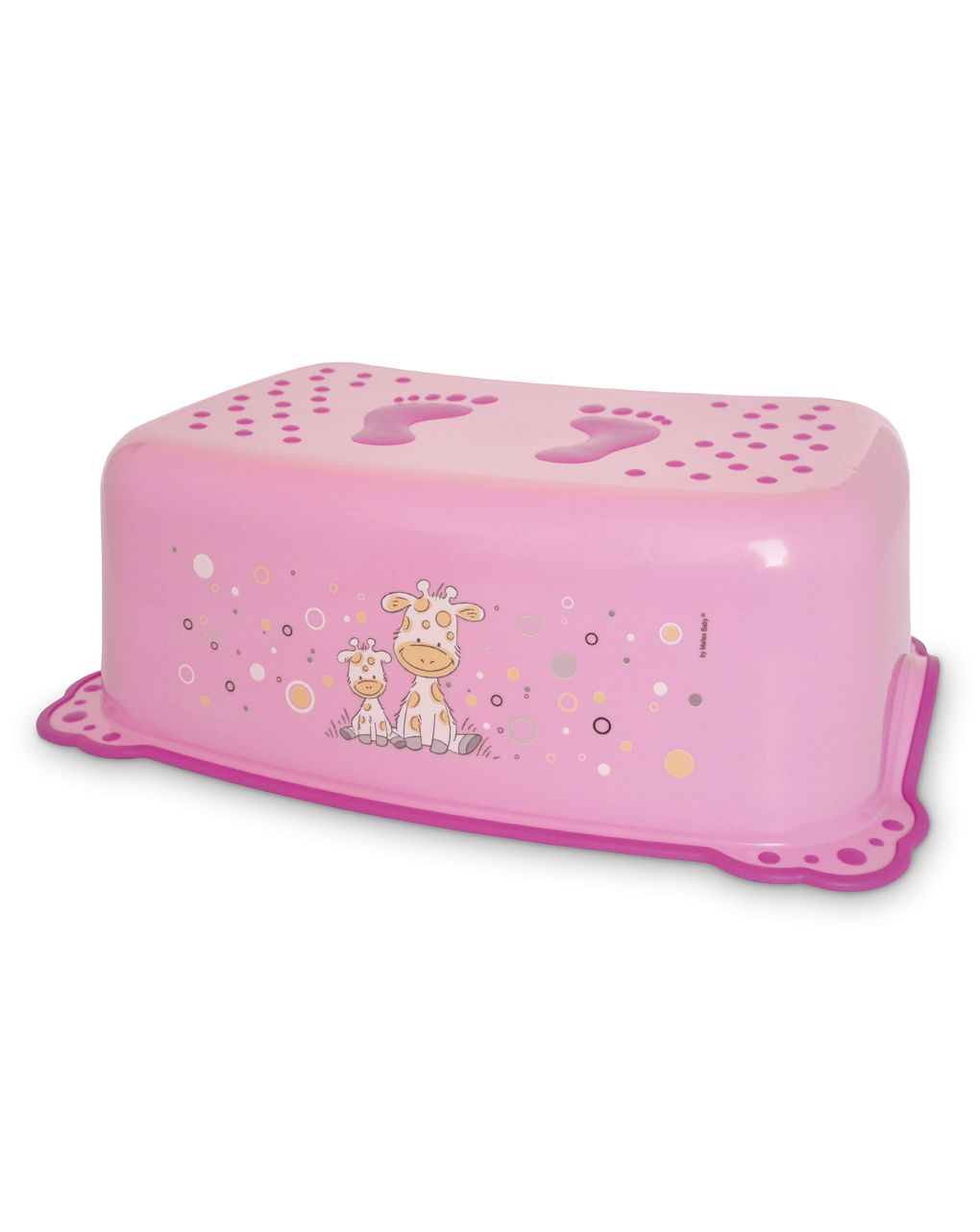 Taburete de baño jirafa - rosa