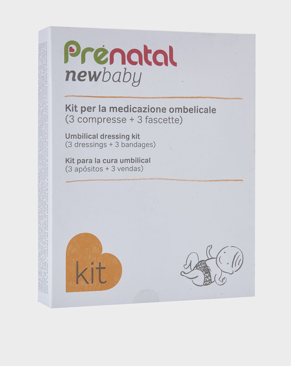Mini kit per la medicazione ombelicale