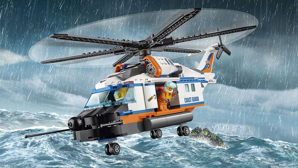 Lego® city - elicottero della guardia costiera (6-12 anni)