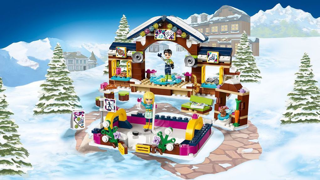 Lego® friends - la pista di pattinaggio del villaggio invernale (6-12 anni)