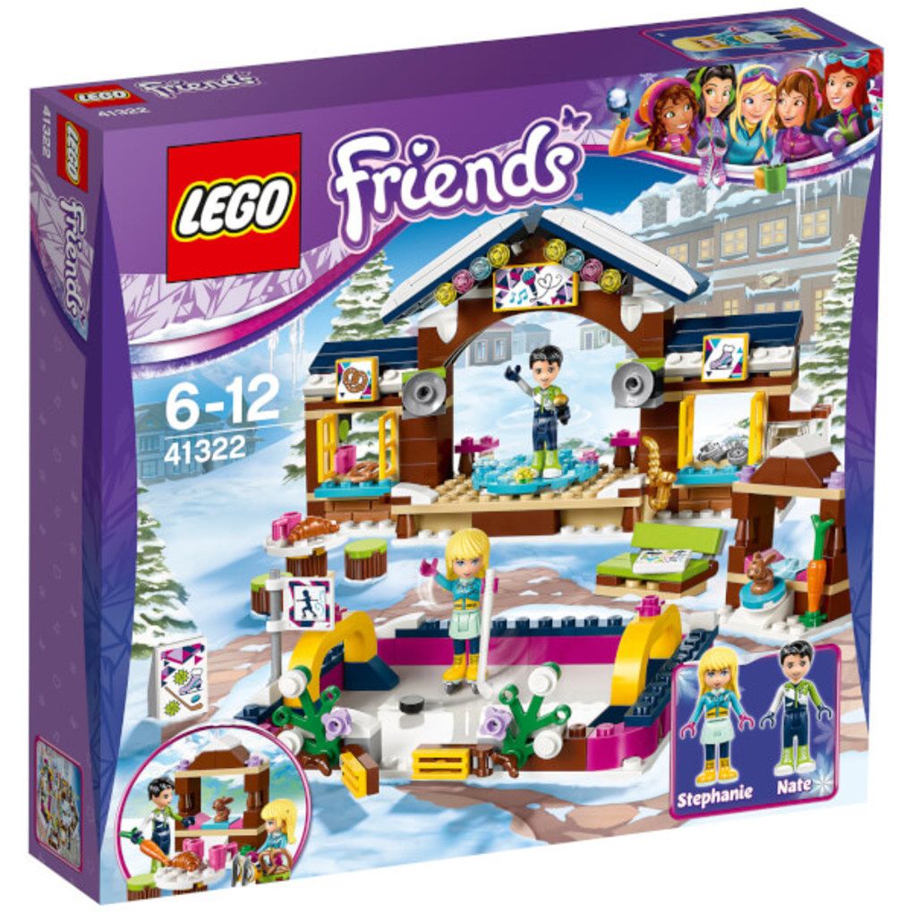 Lego® friends - la pista di pattinaggio del villaggio invernale (6-12 anni)