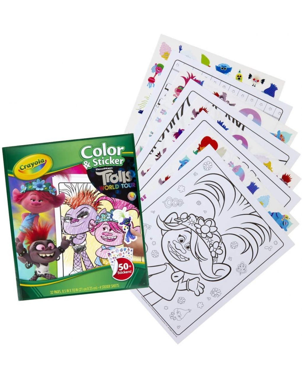 Crayola - album ass.to con adesivi