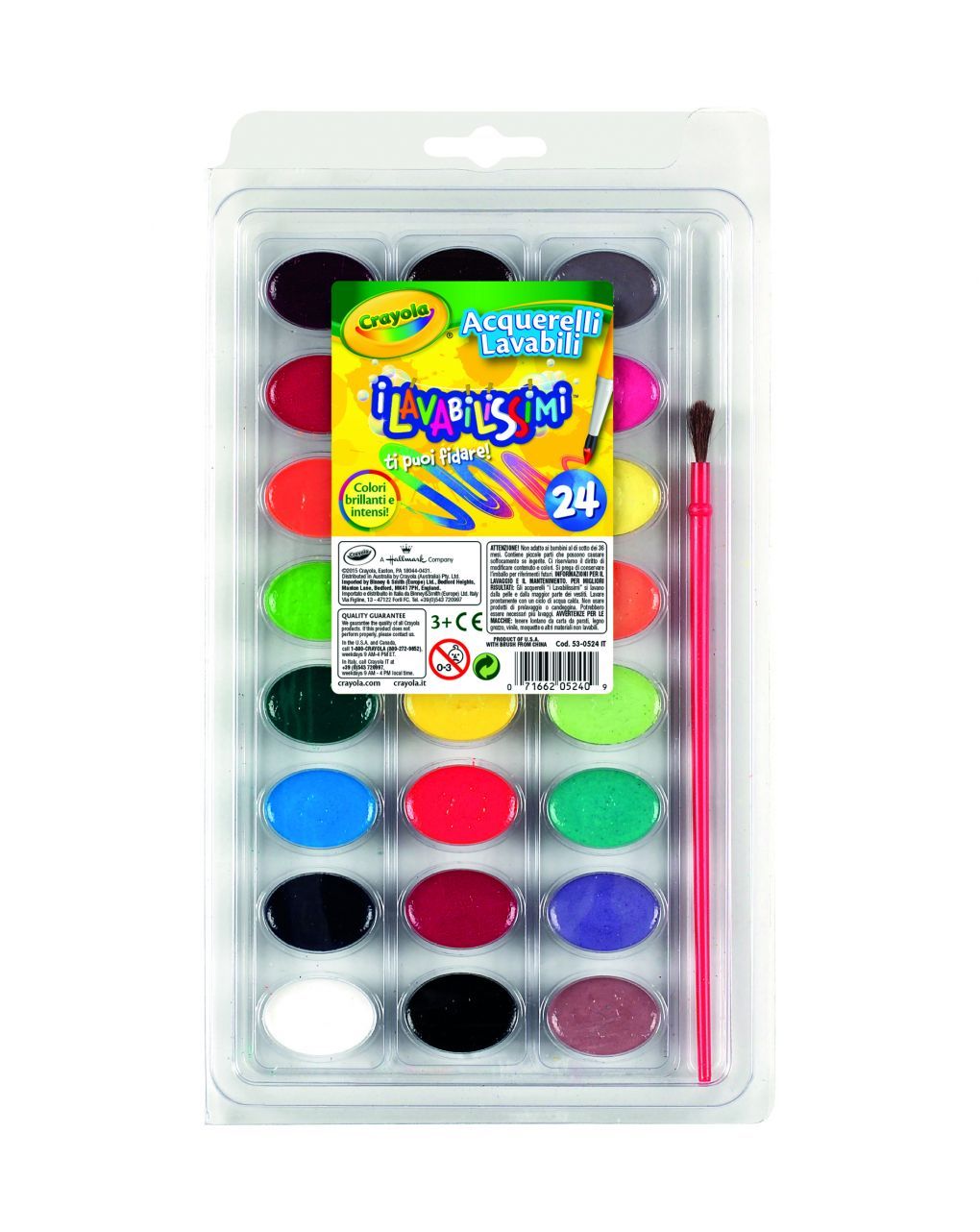 Crayola - 24 acquerelli lavabili