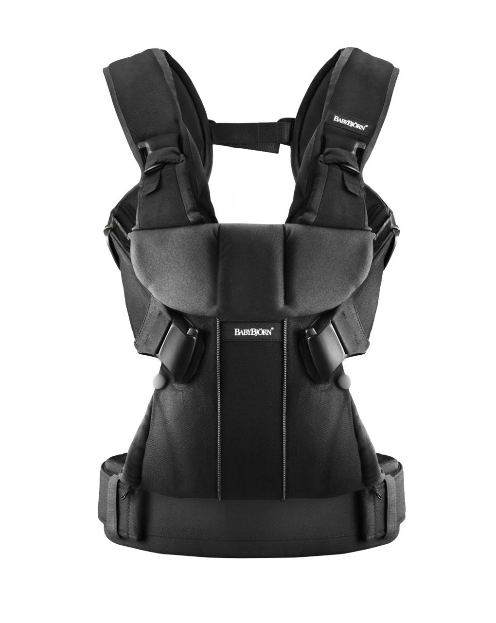 Marsupio baby carrier one black cotton mix