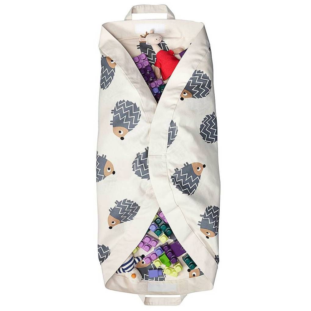 Tappeto gioco neonato fantasia riccio grigio