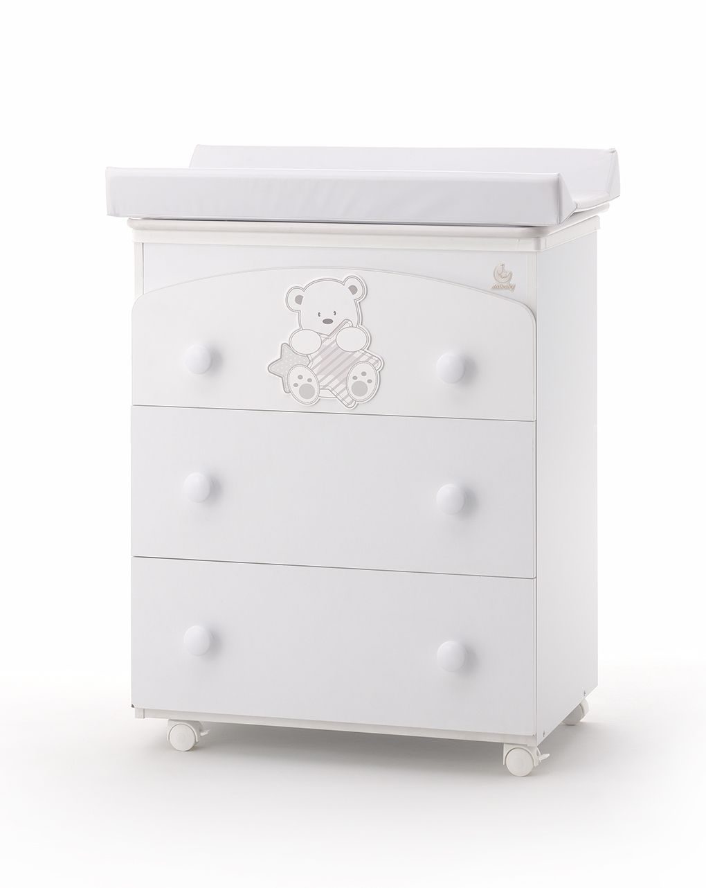 Bagnetto cassettiera my teddy tortora