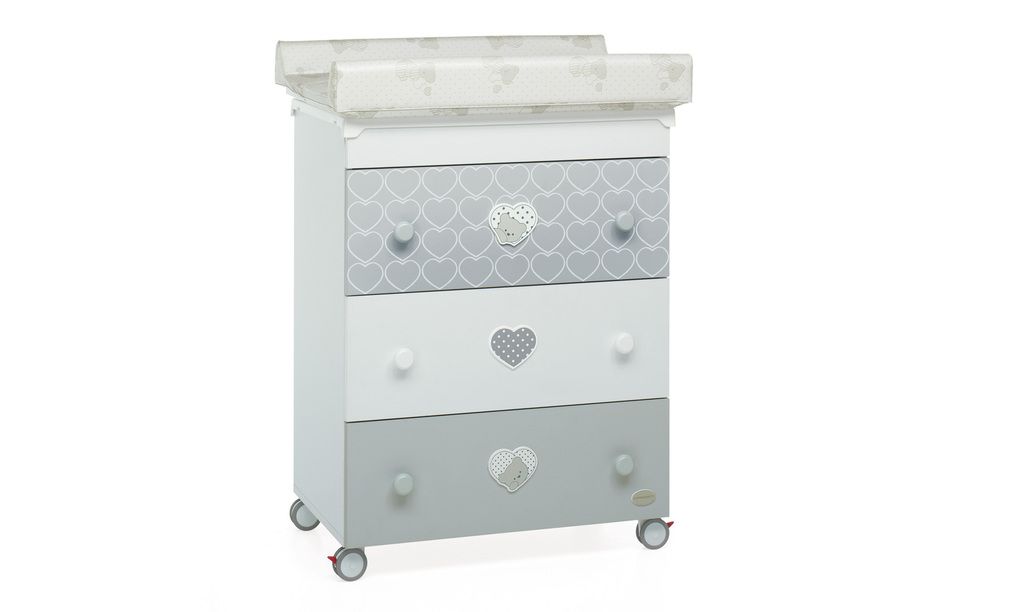 Cassettiera lovely con mangiapannolini maialino