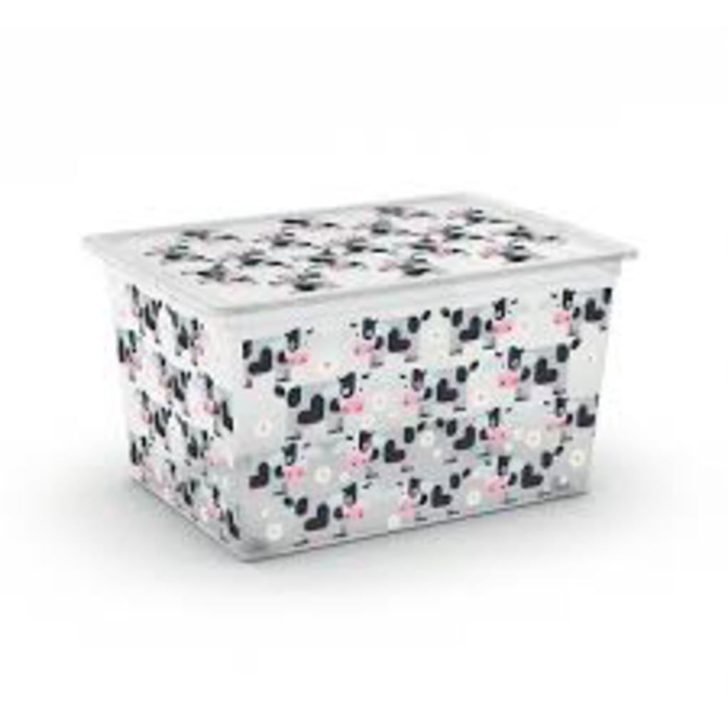 C-box cute animals xl con ruote - 55x38,