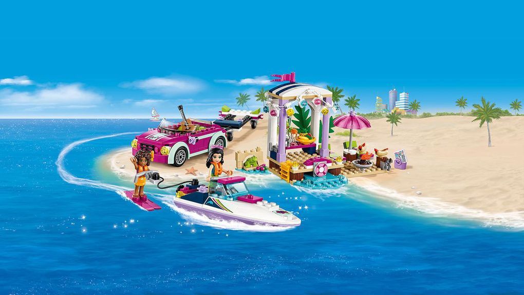Lego® friends - il trasportatore di motoscafi di andrea (6-12 anni)