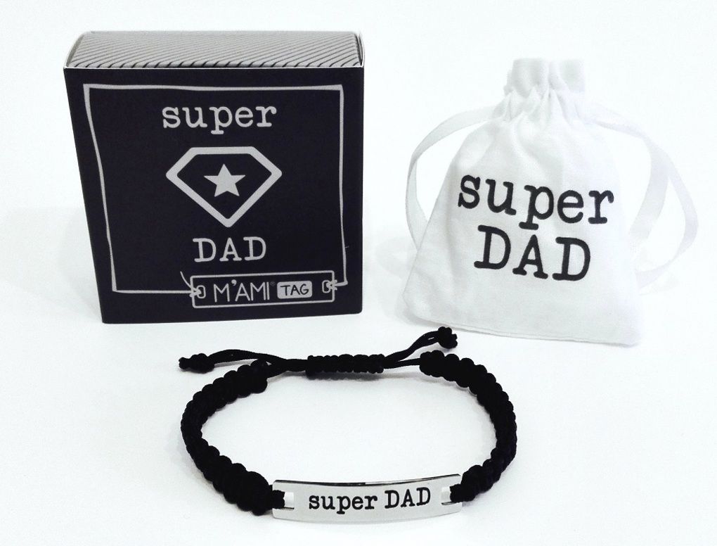 Braccialetto m'ami tag super dad