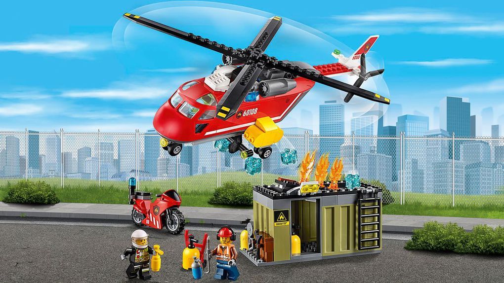 Lego® city - unità di risposta antincendio (5-12 anni)