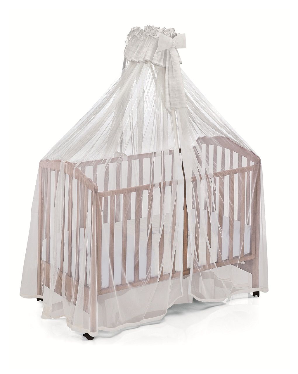 Velo per lettino bianco