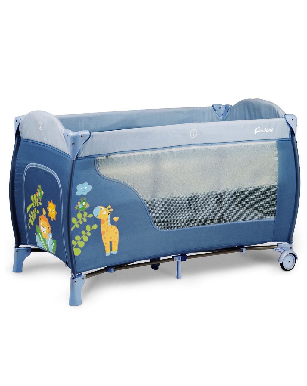 Lettino jungle freinds deluxe blu