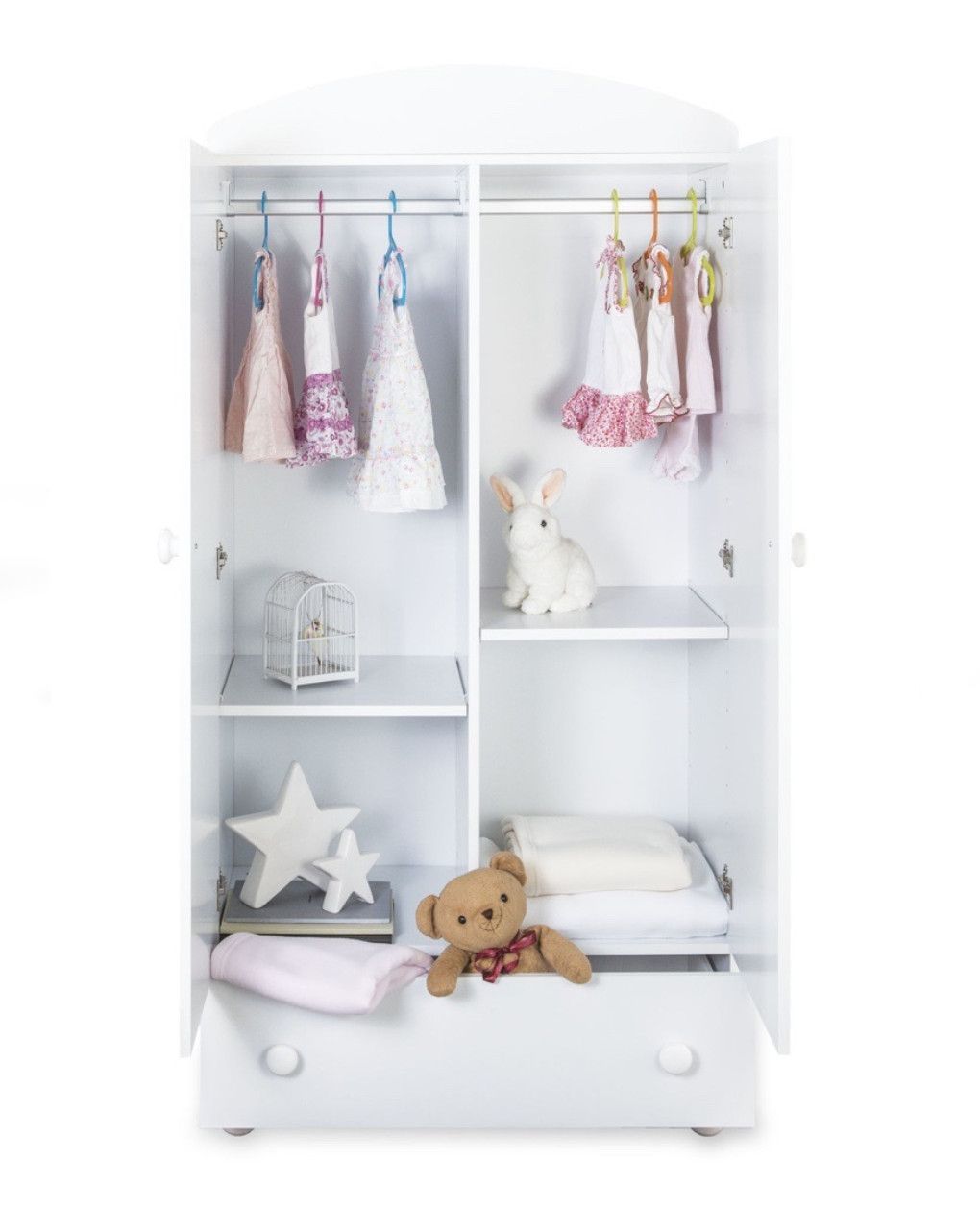 Armadio 2 ante leivonnaiset bianco - giordani